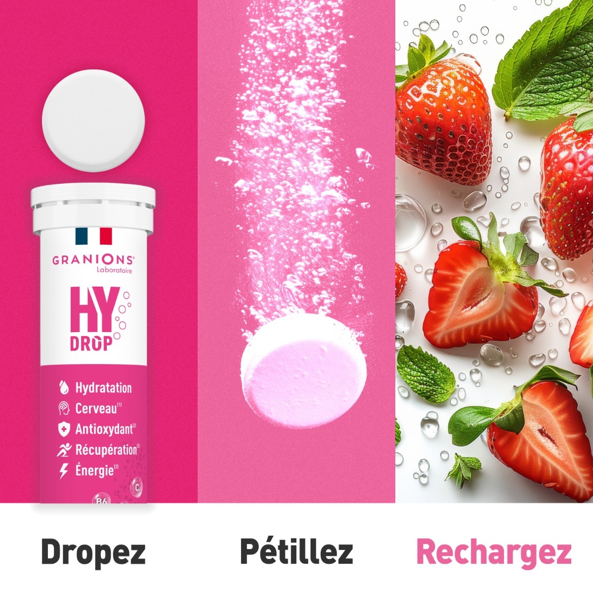 Granions Hydrop saveur fraise