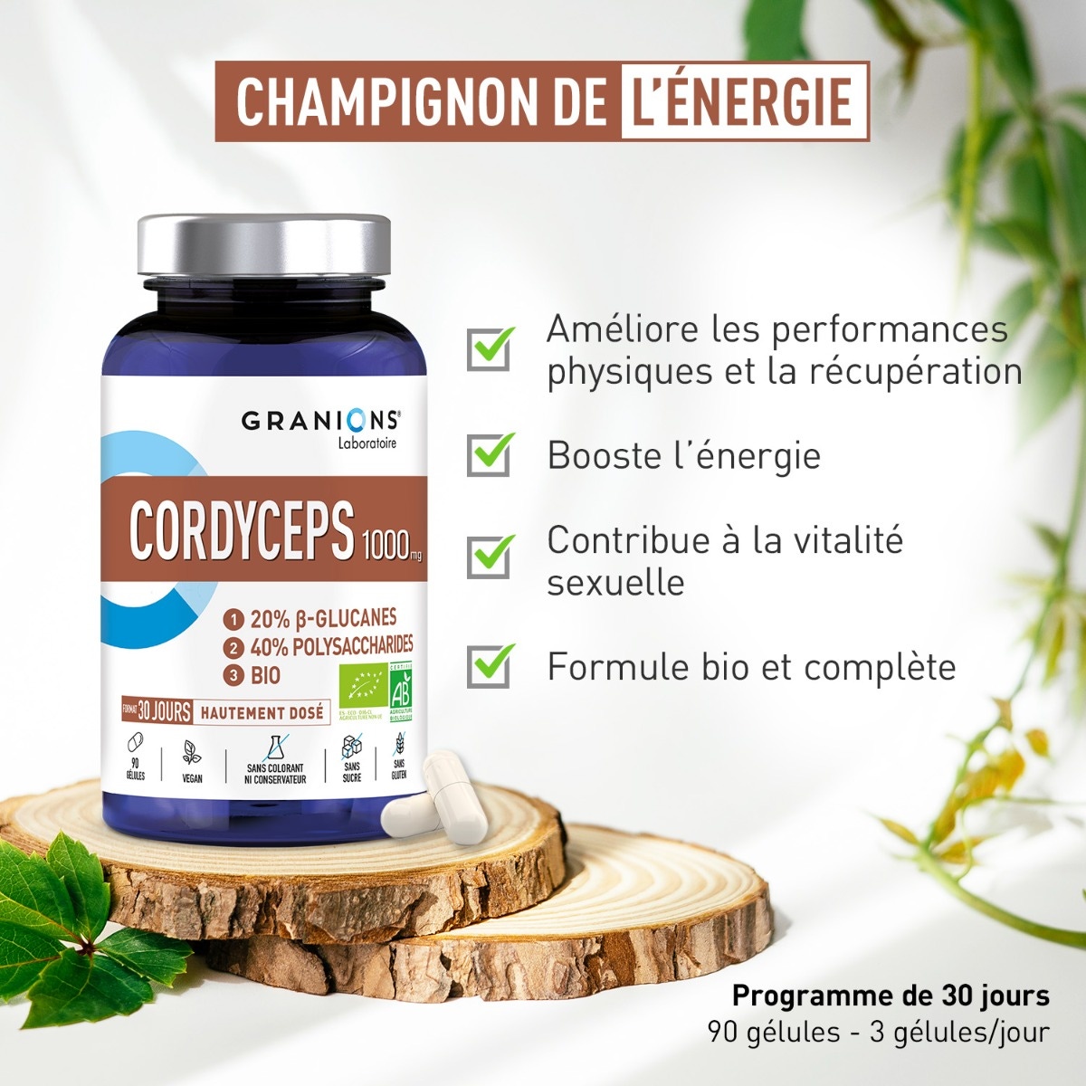 Granions - Cordyceps 1000mg
