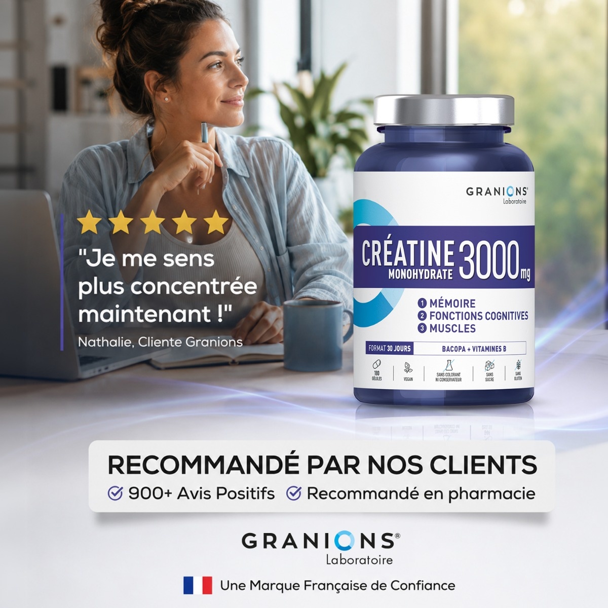 Granions - Créatine Monohydrate 3000mg
