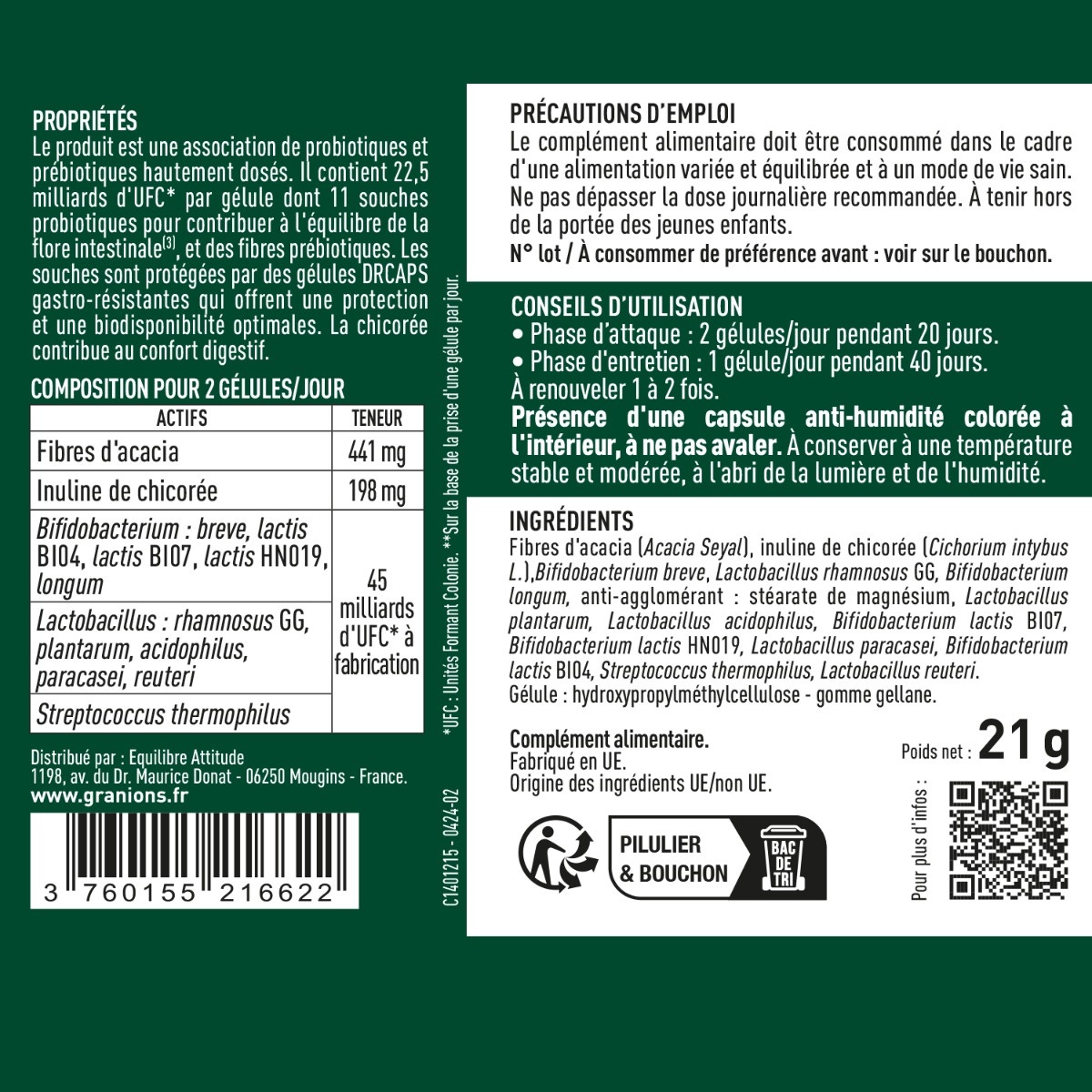 Granions - Probiotiques