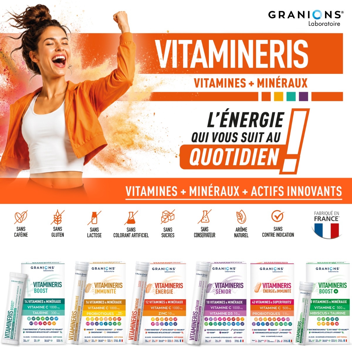 Gamme Granions Vitamineris