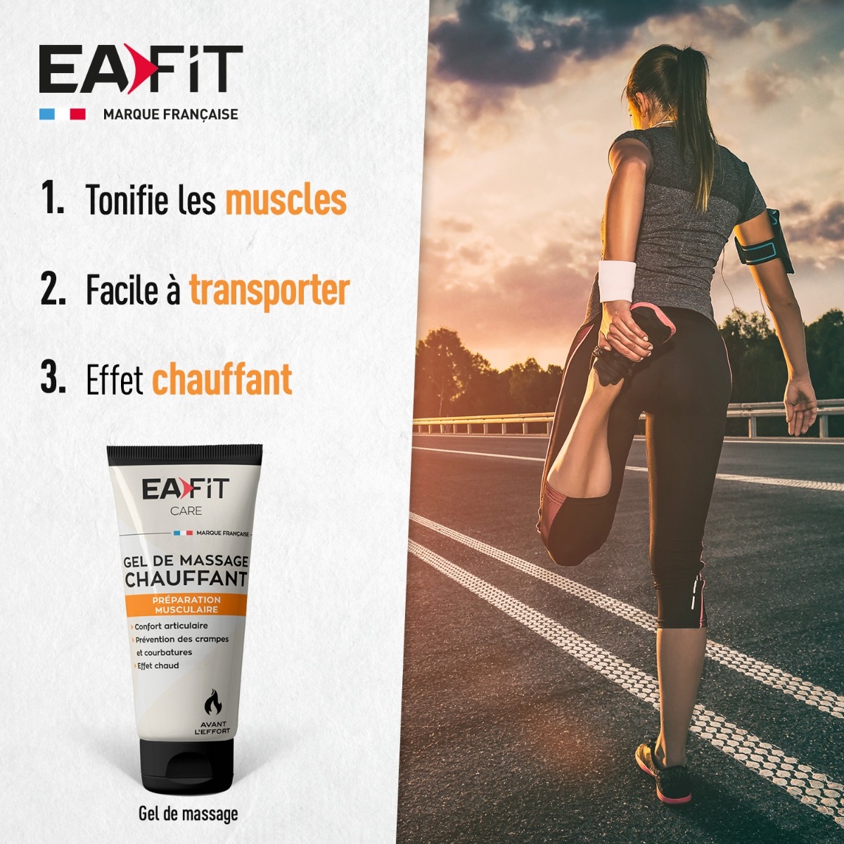 EAFIT Gel Massaggio Riscaldante 75 ml