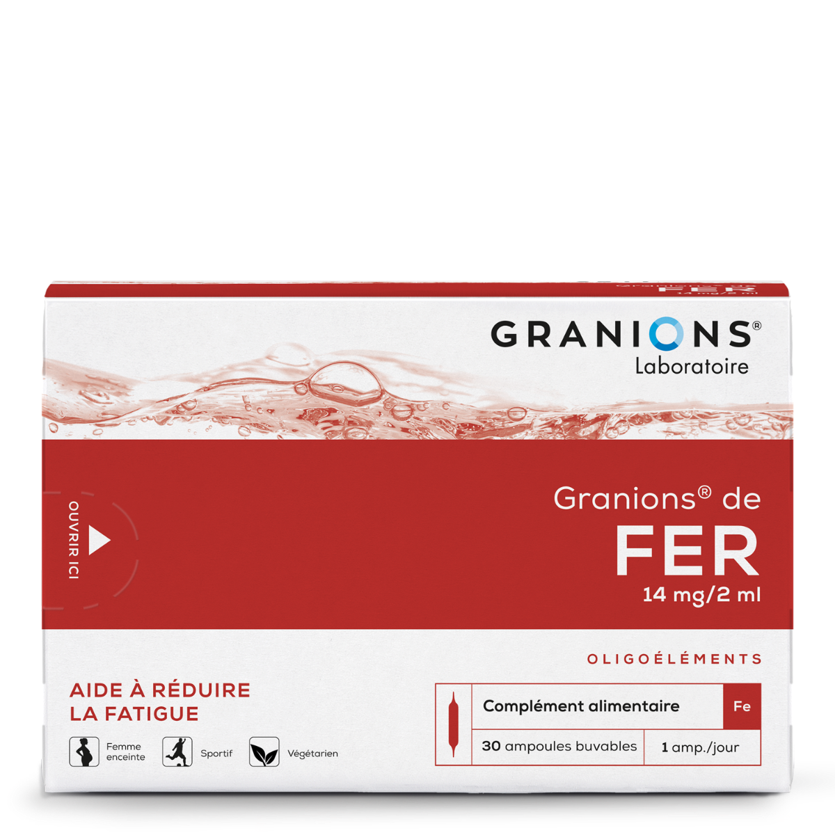 Granions de Fer 
Aide à réduire la fatigue