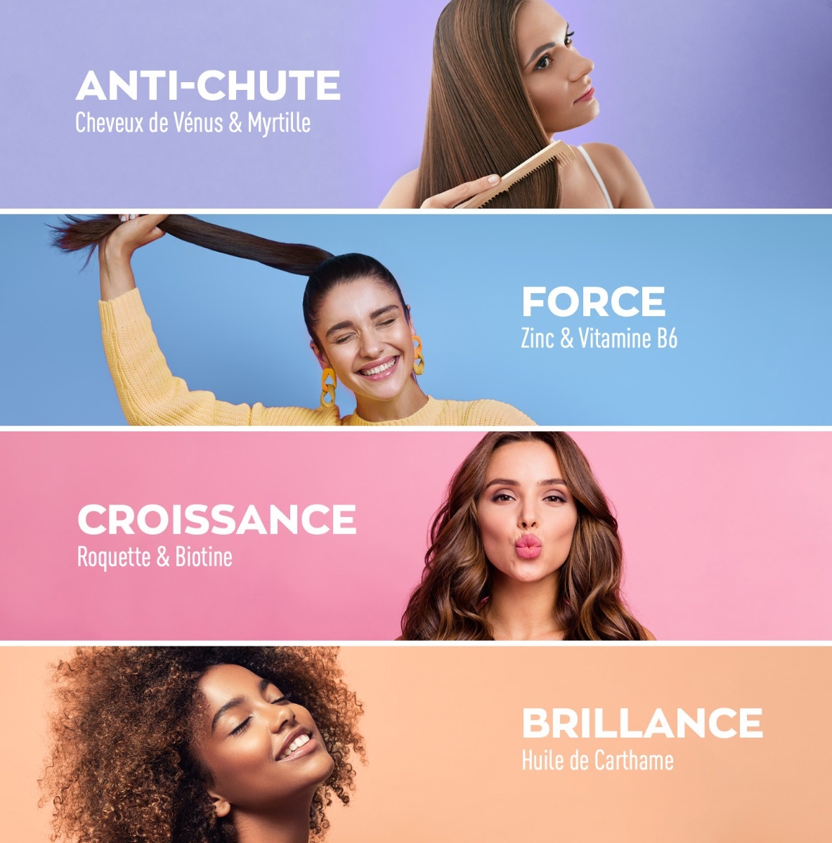 Pro Keracys Cheveux 4 en 1 - 90 comprimés