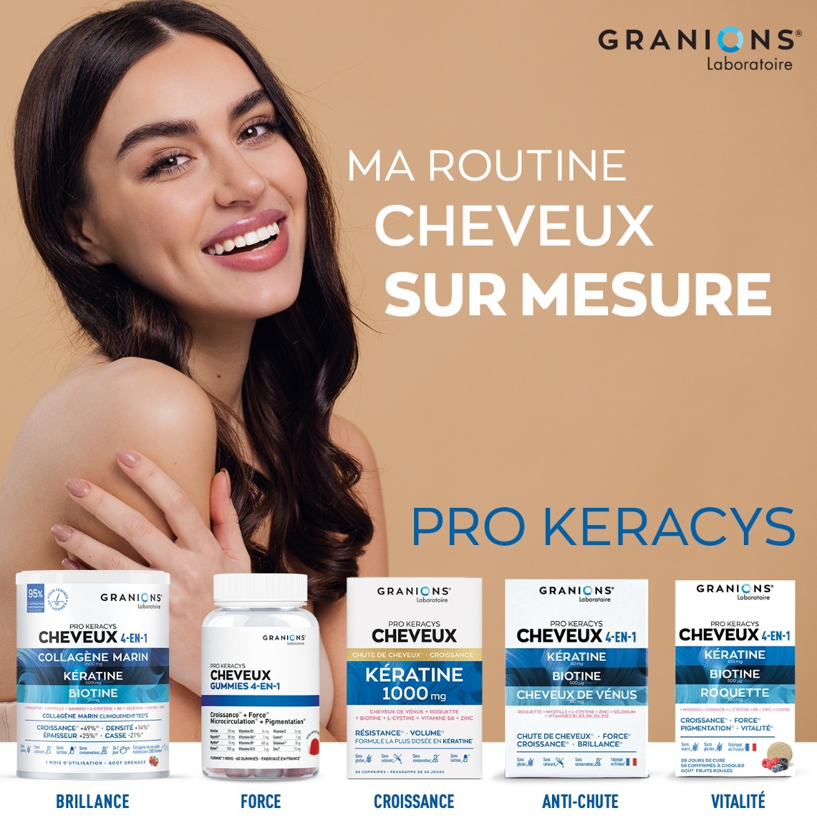 Gamme Pro Keracys Cheveux - Beauté - 28 jours 