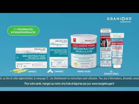 GRANIONS - DÉCONTRACTANT MUSCULAIRE PUB 15 SEC - 102022