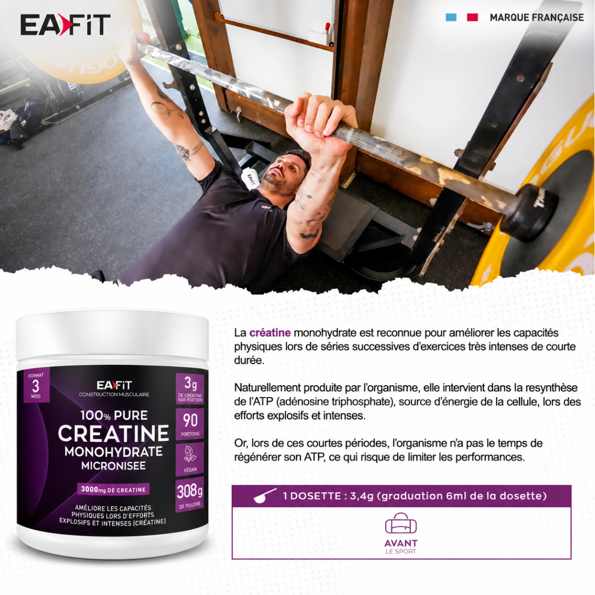 EAFIT CREATINA PURA 300 G POLVERE