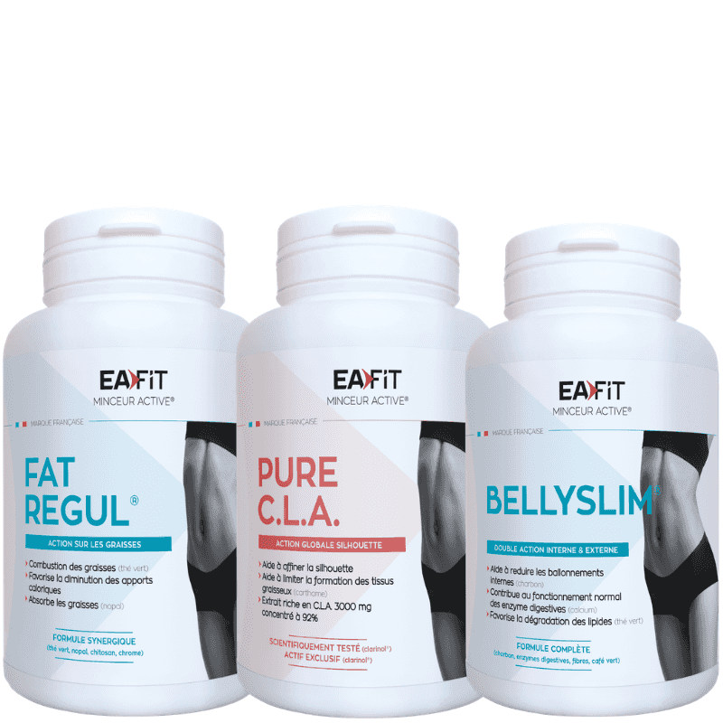 Pack ventre plat eafit : fat regul + pure cla + bellyslim eafit