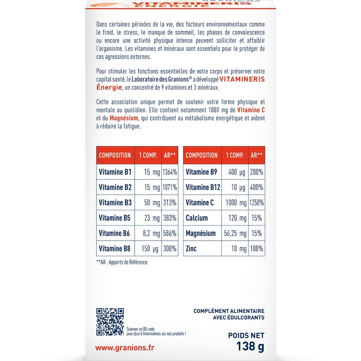 Vitamineris Energia 1000mg - 30 compresse 