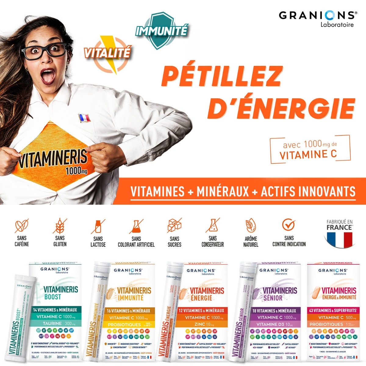 Vitamineris Energia 1000mg - 30 compresse 