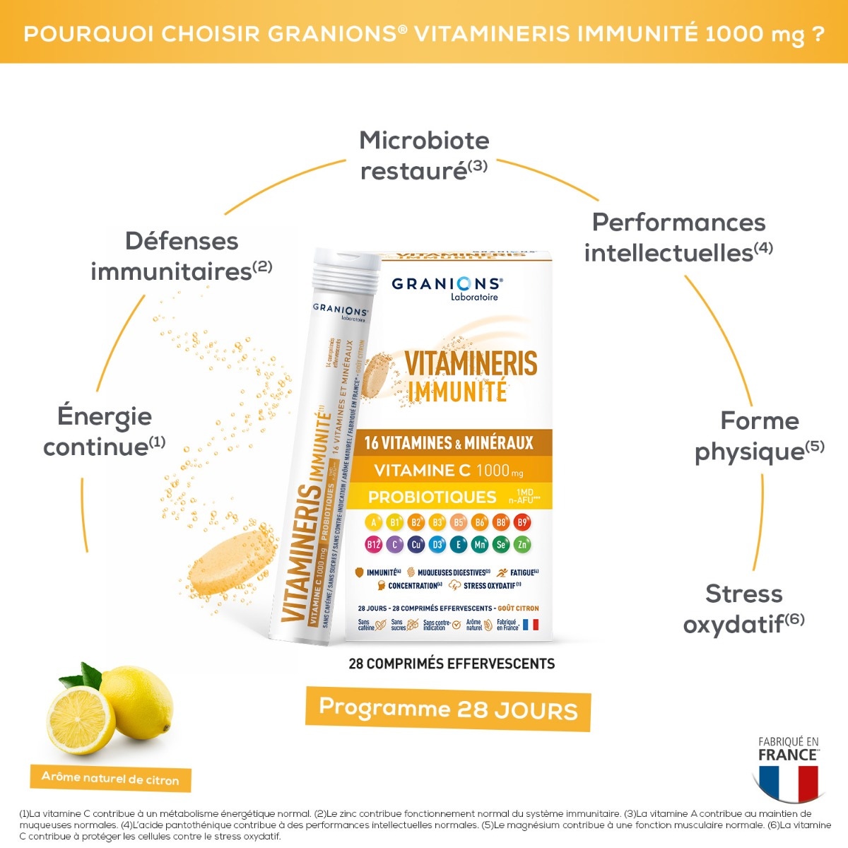 Vitamineris Immunite 1000mg - 30 compresse 